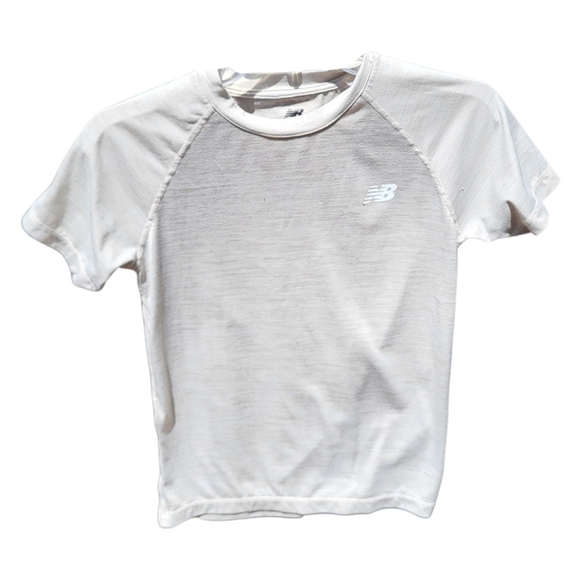 New Balance Kids Putty Short Sleeve Performance Tee - Size M (10-12) - Picture 1 of 4
